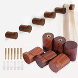 NaturForm Wandhaken – Buchen- & Schwarznussholz