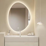 NovaGlow LED Designer Spiegel – Unregelmäßiger Badezimmerspiegel