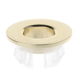 Eleganter Überlaufring „AquaSeal“ – Messing-Abdeckkappe für Waschbecken (22–25 mm)