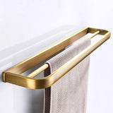 KaiserBronze Antik Messing Bad-Set – 5-teiliges Badezimmer Zubehör mit WC-Bürstenhalter