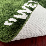 GreenMeadow Plush Fußmatte – Weiche „Wet Grass“-Optik