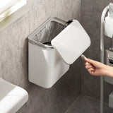 MultiClean Wandmülleimer 2-in-1 – Kompakter Küchen- & Badabfalleimer