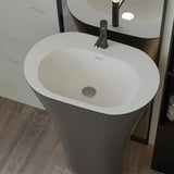 Premium-Freistehender Mineralwaschtisch „Aqualux“