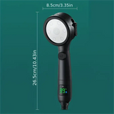 Smart-Regenduschkopf Lumina – LED-Temperaturanzeige