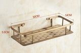 VintageLux Eck-Wandablage aus Messing – Antik, Platzsparend & Stilvoll