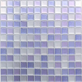 CrystalFlex 3D Mosaik Fliesenaufkleber – Glasoptik Selbstklebende Wandfliesen