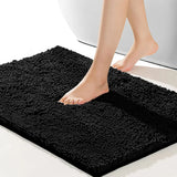 Samtweich Komfort-Chenille-Badematte – Rutschhemmend, flauschig weich und saugstark