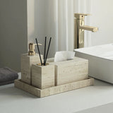 NaturaVero Travertin Badaccessoire-Set