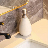 KeramiLux Retro-Seifenspender – Handpumpe aus Keramik für Bad, Küche & WC