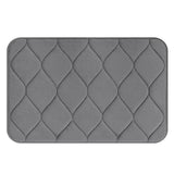 AquaComfort Badteppich Premium – Memory-Schaum Matte | Schnell Trocknend & Rutschhemmend | Stilvolle Raumdekoration