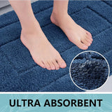 Rutschfeste Badematte Groß Mikrofaser – Türmatte & Badteppich | Wasserabsorbierend | Weich & Pflegeleicht