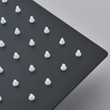 Design-Regenduschkopf NeroLux – Quadratisch | Mattschwarz