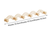 LandHausPro 6-Haken Set – Rustikaler Aluminium-Wandhalter