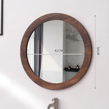 Eleganter Wandspiegel mit Holzrahmen