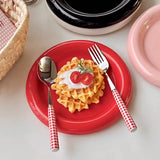 NordicChef Premium Keramikteller – Dickrand für Elegante Präsentation Westlicher Gerichte