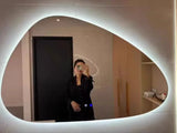 LumaArt LED-Badezimmerspiegel – Designer-Wandspiegel mit LED-Beleuchtung & Unregelmäßiger Form