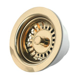 Aurumin Edelstahl Abflusssieb in Goldoptik