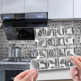 MosaikLux 3D Selbstklebende Mosaik-Wandfliesen – 10er Set