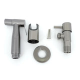 AquaJet Pro Hand-Bidetdusche in Schwarz-Grau-Silber