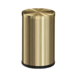 Aurex ShineBin 9L – Premium Edelstahl Mülleimer mit Roll-Deckel in Goldoptik