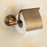 EisenCharme Antikpapierhalter Schwarz – Toilettenrollenhalter