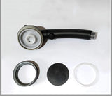 StrahlPro Wandmischbatterie in Schwarz aus Messing