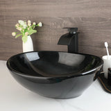 Design-Aufsatzwaschbecken Luminara – Ovale Keramik