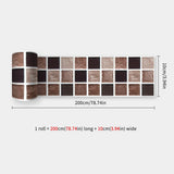 DecoMosaic 3D Mosaik Wandaufkleber – Selbstklebender, wasserdichter Backsplash