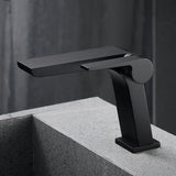 AquaLuxe Wasserfall-Standarmatur in Graphitgrau