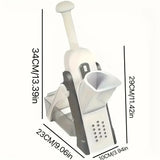 KüchenPro Flexi-Gemüseschneider – Verstellbarer, manueller Würfel