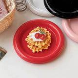 NordicChef Premium Keramikteller – Dickrand für Elegante Präsentation Westlicher Gerichte