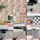 MosaikLux 3D Selbstklebende Mosaik-Wandfliesen – 10er Set