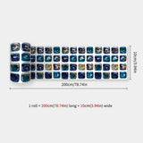 DecoMosaic 3D Mosaik Wandaufkleber – Selbstklebender, wasserdichter Backsplash