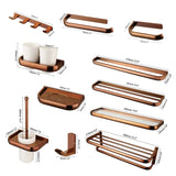 AuroraRosé Premium Badzubehör Set – 5-teiliges Wandmontage Set