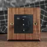 VintageWalnut Lux Switch – Massivholz Wandschalter