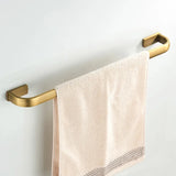 RetroEleganz Antik Messing Badezimmer-Set – 4-teiliges Accessoire