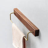 Moderner Handtuchhalter 60 cm | Edelstahl & Chrom | Mit praktischem Haken