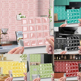 MosaikLux 3D Selbstklebende Mosaik-Wandfliesen – 10er Set