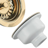 Aurumin Edelstahl Abflusssieb in Goldoptik