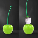 WC-Bürstenhalter „CherryClean“ | Kirschform | Rot, Grün oder Weinrot | Umweltfreundlich & Dekorativ