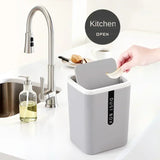 TinyGuard 1.5L Mini-Tischmülleimer – Kompakt, Stilvoll & Hygienisch