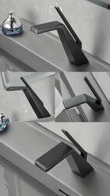 Schlichte Design-Waschtischarmatur mit Einhebelmischer