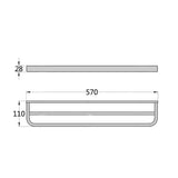 KaiserBronze Antik Messing Bad-Set – 5-teiliges Badezimmer Zubehör mit WC-Bürstenhalter