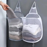 StoreMate Faltbarer Hängender Wäschekorb – Netzbeutel