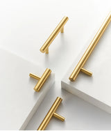 LuxeGrip T-Bar Möbelgriff aus Messing – Extra Lang, Modern & Vielseitig