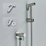 HygienoSprüh Wandbrause Schwarz – Edelstahl Handbrause-Set für WC und Badezimmer