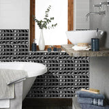 MosaikLux 3D Selbstklebende Mosaik-Wandfliesen – 10er Set