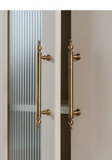BronzoLux T-Bar – Massiver Messing-Möbelgriff in Antik-Bronze