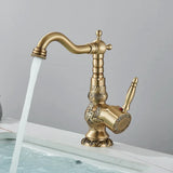 Bronara FlexPull Vintage Küchenarmatur – Antikbronze Wasserhahn
