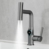 ThermaFall Luxus-Waschtischarmatur mit Temperaturanzeige